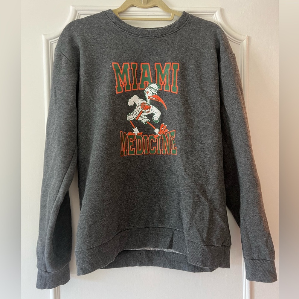 Gray Miami Medicine Sweater